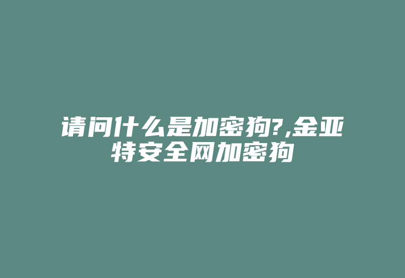 请问什么是加密狗?,金亚特安全网加密狗-加密狗复制网