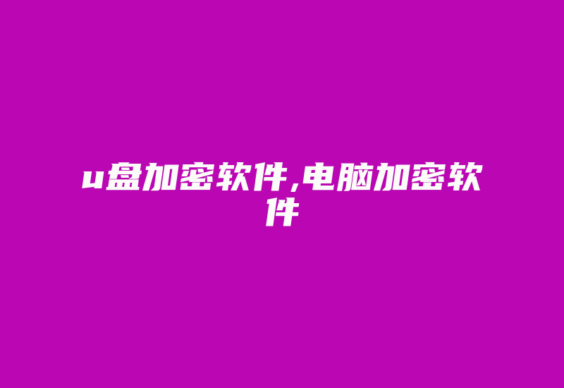 u盘加密软件,电脑加密软件-加密狗复制网